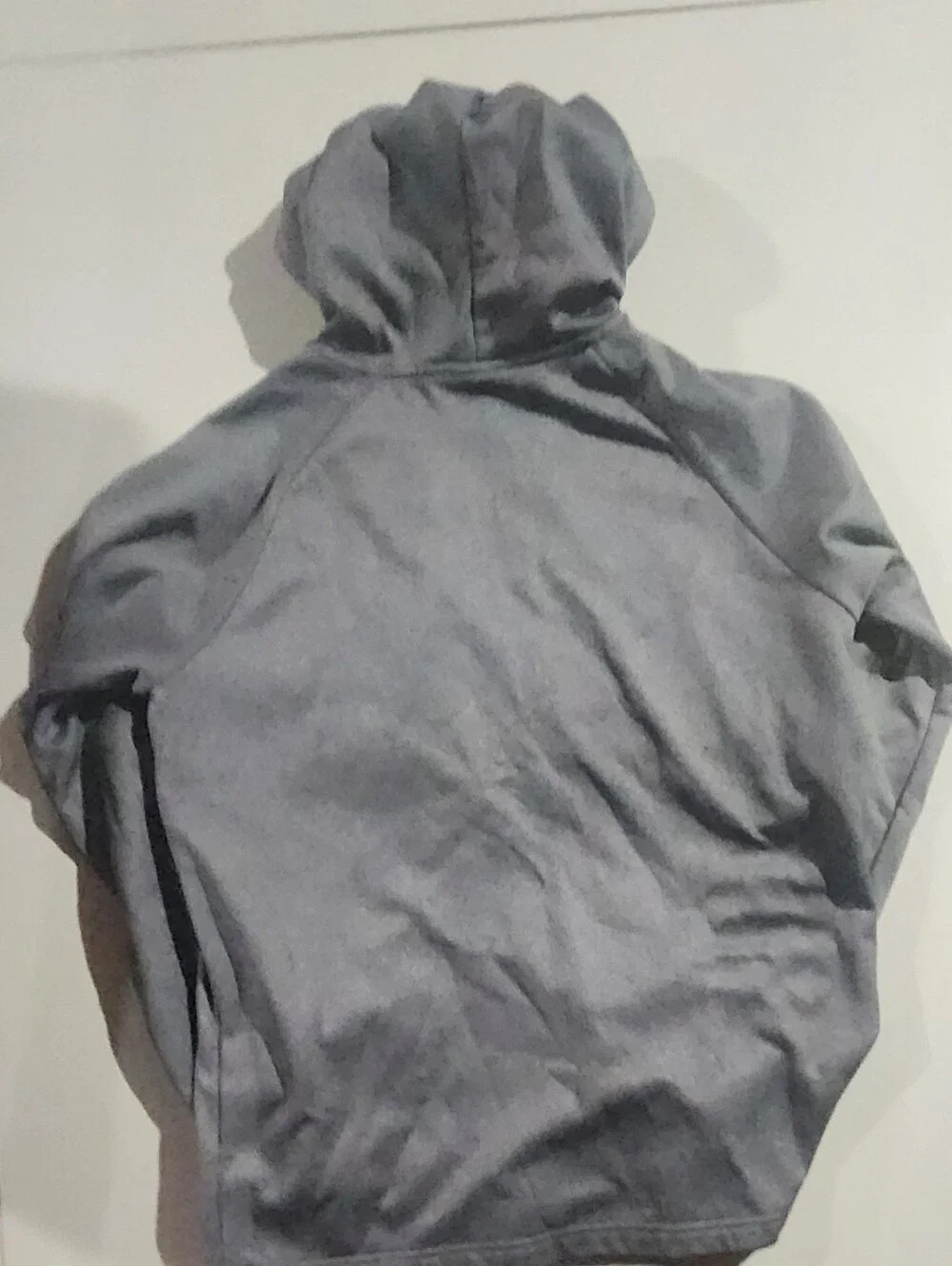 Jordan Kids Gray and Light Blue Quilted Hooded Jacket Size XL 13-15 Years Old